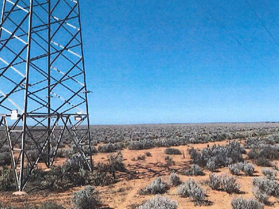 ElectraNet Eyre Peninsula Link on Nonowie Station