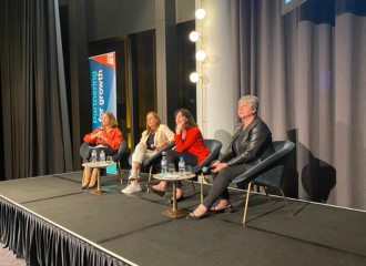 Image of the panel at the women in leadership networking event hosted by the British High Commissioner to Australia, the British Deputy Consulate General and in partnership with Invest SA.